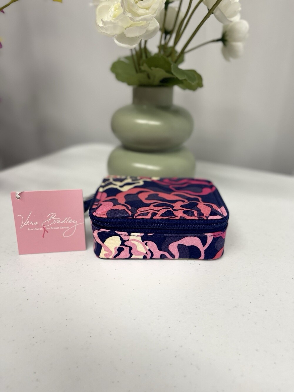 Vera Bradley Catalina Pink Travel Organizer Case NWT